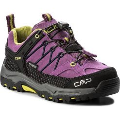 Buty trekkingowe dziewczęce: Trekkingi CMP – Kids Rigel Low Treking Shoes Wp 3Q13244 Purple/Lime Green 93BD
