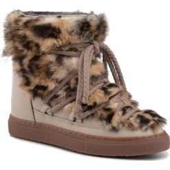 Buty INUIKII - Sneaker Rabbit 70203-9 Jaguar Wild. Brązowe kozaki damskie Inuikii, na zimę, ze skóry, bez obcasa, bez zapięcia. Za 1459,00 zł.