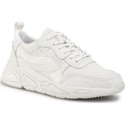 Sneakersy EVA MINGE - EM-18-07-000630 602. Białe półbuty damskie Eva Minge, ze skóry ekologicznej. W wyprzedaży za 299,00 zł.