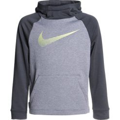 Nike Performance DRY HOODIE Bluza z kapturem carbon heather/anthracite/volt. Szare bluzy męskie z kapturem Nike Performance, z poliesteru. W wyprzedaży za 169,15 zł.