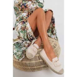 Beżowe Espadryle Lagulina. Brązowe espadryle damskie Renee, bez wzorów, bez obcasa. Za 89,99 zł.