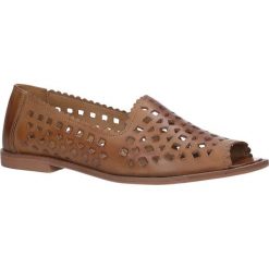 Rude baleriny skórzane peep toe ażurowe z odkrytymi palcami maciejka 03956-29/00-5. Czerwone baleriny damskie Maciejka, bez wzorów, bez obcasa. Za 299,99 zł.