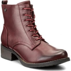 Buty zimowe damskie: Botki CLARA BARSON – WYL1091A-1 Bordowy