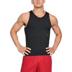 Under Armour RUSH™ Podkoszulek Czarny. Czarne podkoszulki męskie Under Armour, xl, bez wzorów, z elastanu, bez rękawów. Za 206,95 zł.