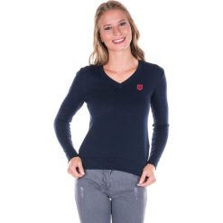 Swetry klasyczne damskie: Sweter w kolorze granatowym