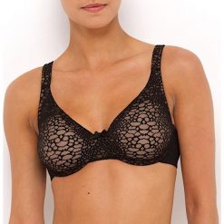 Bielizna damska: Biustonosz minimizer typu plunge, miseczki w rozmiarze C-F
