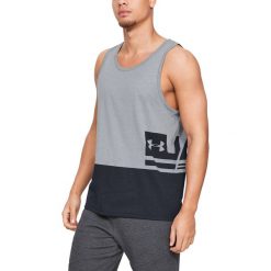 Under Armour Sportstyle Podkoszulek Szary. Szare podkoszulki męskie Under Armour, m, bez wzorów, z bawełny, bez rękawów. Za 137,95 zł.