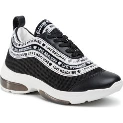 Sneakersy LOVE MOSCHINO - JA15135G1AIP200A Nero. Czarne półbuty damskie Love Moschino, ze skóry ekologicznej. W wyprzedaży za 759,00 zł.