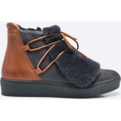Gant - Botki Anne. Czarne botki damskie na obcasie marki GANT, z materiału. W wyprzedaży za 359,90 zł.
