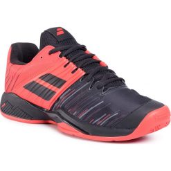 Buty BABOLAT - Propulse Fury Clay Men 30S20425 Black/Tomato Red. Czarne buty sportowe męskie Babolat, z tworzywa sztucznego, bez zapięcia, tenisowe. Za 599,00 zł.