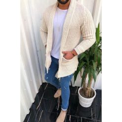 Sweter męski SERGE. Swetry męskie Sweter męski SERGE, m, bez wzorów, bez kołnierzyka, bez kaptura. W wyprzedaży za 109,00 zł.