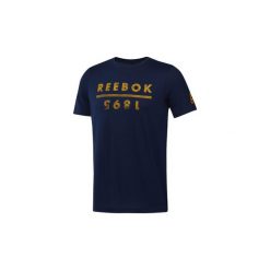 T-shirty z krótkim rękawem Reebok Sport Koszulka 1895. Niebieskie koszulki sportowe męskie marki Reebok Sport, s, z krótkim rękawem. Za 69,95 zł.