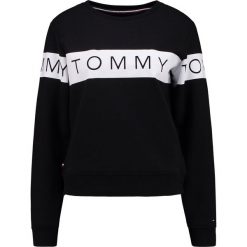 Tommy Jeans LOGO Bluza tommy black. Czarne bluzy rozpinane damskie Tommy Jeans, xl, z bawełny. Za 349,00 zł.