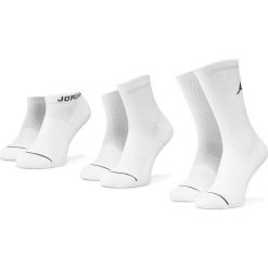 Zestaw 3 par wysokich skarpet unisex NIKE - SX6274 100 Biały. Białe skarpetki damskie Nike, bez wzorów, z elastanu. Za 69,00 zł.