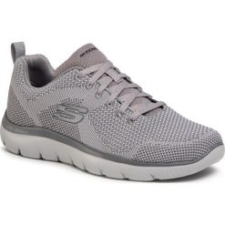 Buty SKECHERS - Brisbane 232057/LTGY Light Gray. Szare buty sportowe męskie Skechers, z tworzywa sztucznego, bez zapięcia, na fitness i siłownię. Za 239,00 zł.