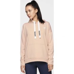 Bluza damska BLD004 - łososiowy. Różowe bluzy damskie l, z dzianiny, krótkie. W wyprzedaży za 119,99 zł.