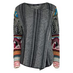 Desigual sweter damski Kampala XL wielobarwny. Swetry damskie Desigual, xl, bez wzorów, bez rękawów, bez kaptura. W wyprzedaży za 237,00 zł.