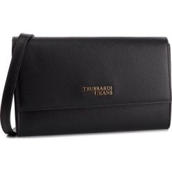 Torebka TRUSSARDI JEANS - T-Easy Light Clutch 75B00705 K299. Czarne listonoszki damskie Trussardi Jeans, bez wzorów, z jeansu, eleganckie, bez dodatków. W wyprzedaży za 259,00 zł.