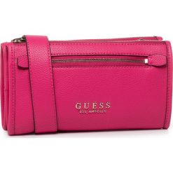 Torebka GUESS - Lias (VG) Mini HWVG76 70700 HIB. Różowe listonoszki damskie Guess, z aplikacjami, ze skóry ekologicznej, bez dodatków. W wyprzedaży za 419,00 zł.