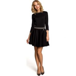 JENNIFER Elegancka rozkloszowana sukienka z koła - czarna. Czarne sukienki balowe marki Moe, na imprezę, dopasowane. Za 129,99 zł.