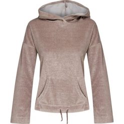 Bluza DEHA EXPRESSION. Szare bluzy damskie Deha, bez wzorów, z satyny, bez rękawów, z kapturem. W wyprzedaży za 172,00 zł.