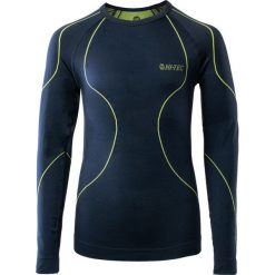Bielizna dziewczęca: Hi-tec Koszulka juniorska Ibar Top Jrb Evening Blue/Lime Punch r. 158