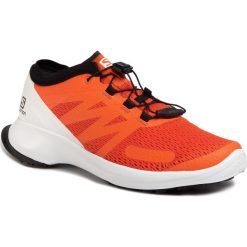 Buty SALOMON - Sense Flow 409642 27 W0 Cherry Tomato/White/Black. Pomarańczowe buty sportowe męskie Salomon, z tworzywa sztucznego, bez zapięcia, do biegania. W wyprzedaży za 339,00 zł.