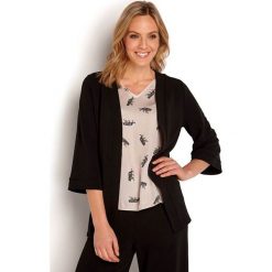 Happy Holly Bluzka typu kimono Estelle czarny female czarny 40/42. Czarne bluzki damskie Happy Holly, w paski, bez kołnierzyka. Za 159,00 zł.