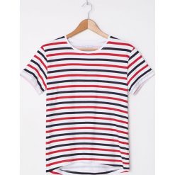 T-shirt w paski -. T-shirty damskie House, s, w paski, bez kołnierzyka. Za 29,99 zł.
