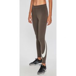 Nike Sportswear - Legginsy. Szare legginsy damskie marki Nike Sportswear, s, z nadrukiem, z elastanu. Za 119,90 zł.