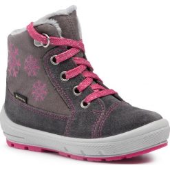 Śniegowce SUPERFIT - GORE-TEX 1-009307-2000 S Grau/Rosa. Szare śniegowce dziewczęce Superfit, bez zapięcia. Za 309,00 zł.