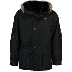 Kurtka zimowa "Abiosaure" w kolorze czarnym. Czarne płaszcze zimowe męskie Geographical Norway Men, s, bez wzorów, bez kaptura. W wyprzedaży za 287,95 zł.
