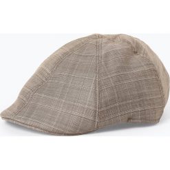 Wilvorst - Czapka męska, beżowy. Brązowe czapki męskie marki Wilvorst, w kratkę, eleganckie. Za 299,95 zł.