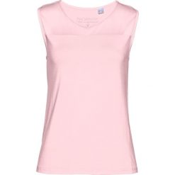 Top z siatkową wstawką bonprix bladoróżowy. Czerwone topy damskie bonprix. Za 37,99 zł.