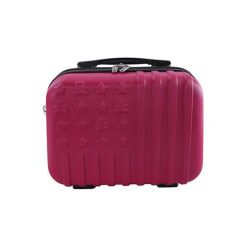 Kosmetyczki damskie: Kosmetyczka w kolorze fuksji – (S)28 x (W)35 x (G)17 cm