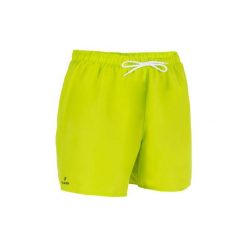 Spodenki surfing krótkie Hendaia NT męskie. Zielone kąpielówki męskie OLAIAN, m, bez wzorów, z poliesteru, sportowe, na fitness i siłownię. Za 15,99 zł.