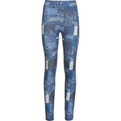 Legginsy z nadrukiem bonprix indygo z nadrukiem. Niebieskie legginsy damskie bonprix, z nadrukiem. Za 44,99 zł.