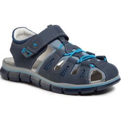 Sandały PRIMIGI - 5392711 D Azzu. Niebieskie sandały chłopięce Primigi, ze skóry ekologicznej, bez zapięcia. Za 299,00 zł.