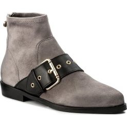 Buty zimowe damskie: Botki TOMMY HILFIGER – Gigi Hadid Flat Boot FW0FW02202 Light Grey 023