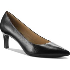 Półbuty GEOX - D Bibbiana A D829CA 00085 C9999 Black. Czarne półbuty damskie Geox, bez wzorów, ze skóry, bez obcasa, na obcasie, bez zapięcia. W wyprzedaży za 339,00 zł.