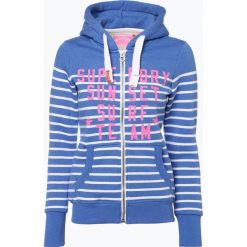 Bluzy damskie: Superdry – Damska bluza rozpinana, niebieski