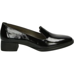 Mokasyny - 380907 BLAC R. Czarne mokasyny damskie Venezia, ze skóry. Za 299,00 zł.