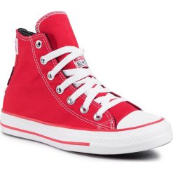 Trampki CONVERSE - Ctas Hi 167173C University Red/Whi. Czerwone półbuty damskie Converse, na co dzień, bez wzorów, z gumy, bez zapięcia. W wyprzedaży za 269,00 zł.