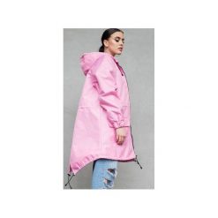 Kurtka / płaszcz typu parka różowa. Różowe kurtki damskie Rest_factory, xl, z aplikacjami, z tkaniny, bez kaptura. Za 349,00 zł.