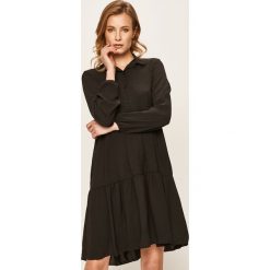 Haily's - Sukienka. Różowe sukienki damskie Haily's, na co dzień, s, bez wzorów, z tkaniny, casualowe, bez kołnierzyka, z długim rękawem, długie, mini, rozkloszowane. Za 119,90 zł.