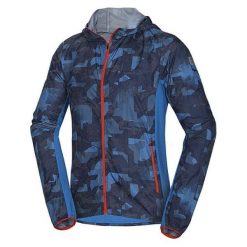 Northfinder Męska kurtka Deon Blue drukuj BU-3571SII (rozmiar M). Niebieskie kurtki sportowe męskie Northfinder, m, bez wzorów, z materiału, bez kaptura, outdoorowe. W wyprzedaży za 199,00 zł.