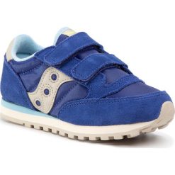 Sneakersy SAUCONY - Jazz Double Hl SK262487 Blue. Niebieskie trampki chłopięce Saucony, bez wzorów, ze skóry, na rzepy. Za 149,00 zł.