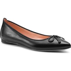 Baleriny UNISA - Areny Na Black Napa. Czarne baleriny damskie Unisa, bez wzorów, ze skóry, klasyczne, bez obcasa, bez zapięcia. Za 349,00 zł.