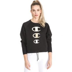Champion Bluza Czarny. Czarne bluzy damskie Champion, xs, z nadrukiem, z bawełny, bez rękawów, bez kaptura. Za 218,95 zł.