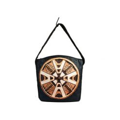 Torebka BOHO mandala - model Koonga (M47-B). Niebieskie torebki klasyczne damskie Bags.life, z nadrukiem, z bawełny, boho, z nadrukiem, bez dodatków. Za 279,20 zł.